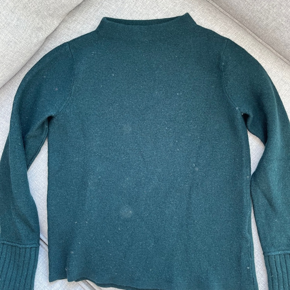 Club Monaco Mock Neck Sweater in Green size XS